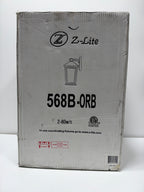 Z-Lite Beacon 17 Inch Tall 2 Light Outdoor Wall Light Beacon - 568B-ORB - Early American