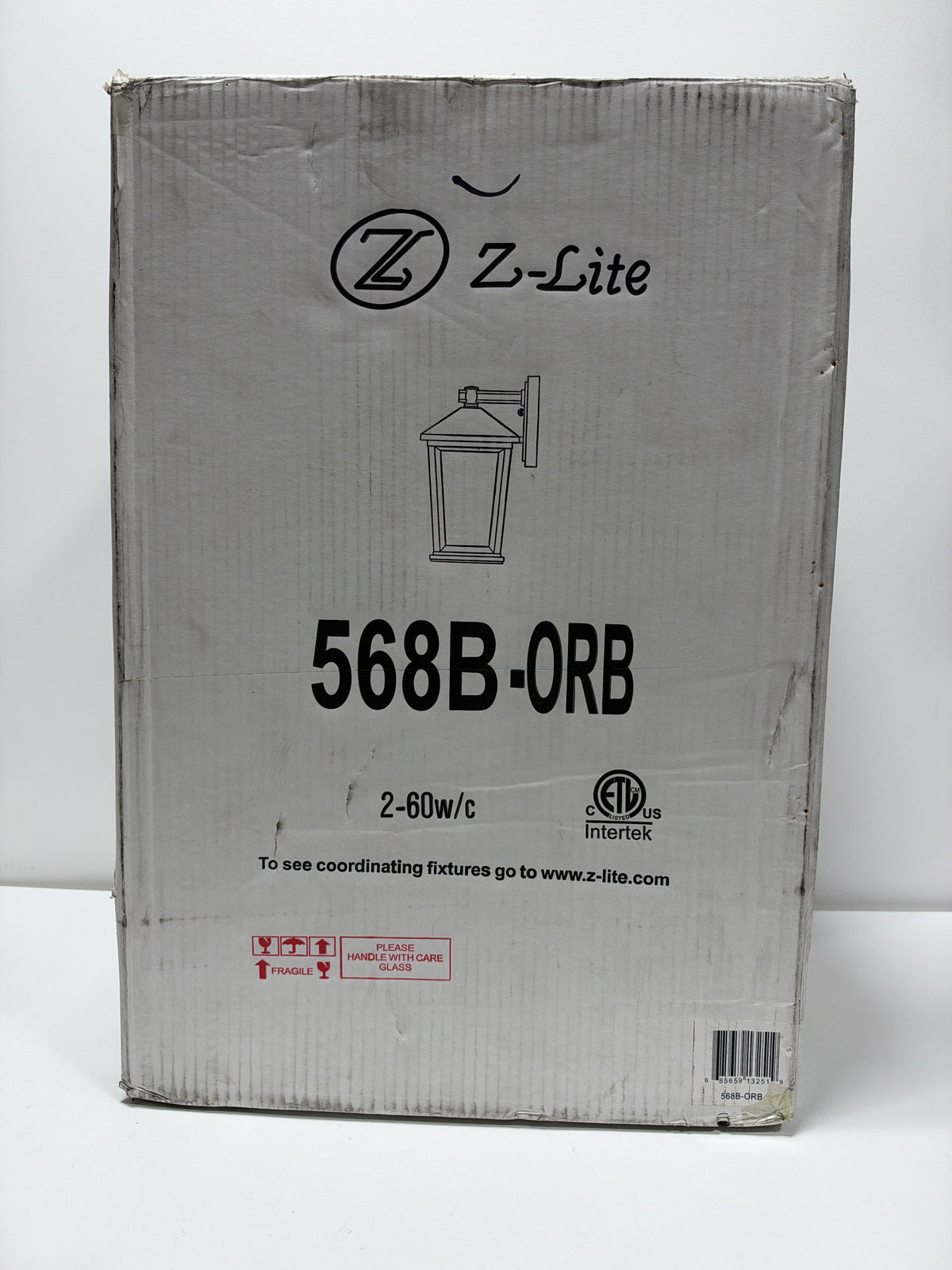Z-Lite Beacon 17 Inch Tall 2 Light Outdoor Wall Light Beacon - 568B-ORB - Early American