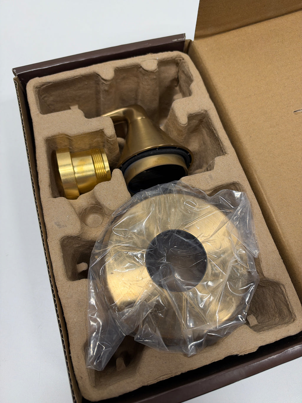 Signature Hardware 948542-LV Provincetown in-Wall Shower Diverter Trim Kit Brushed Gold