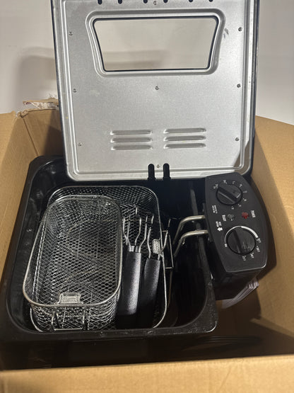 Used Hamilton Beach Triple-Basket Deep Fryer, Multicolor