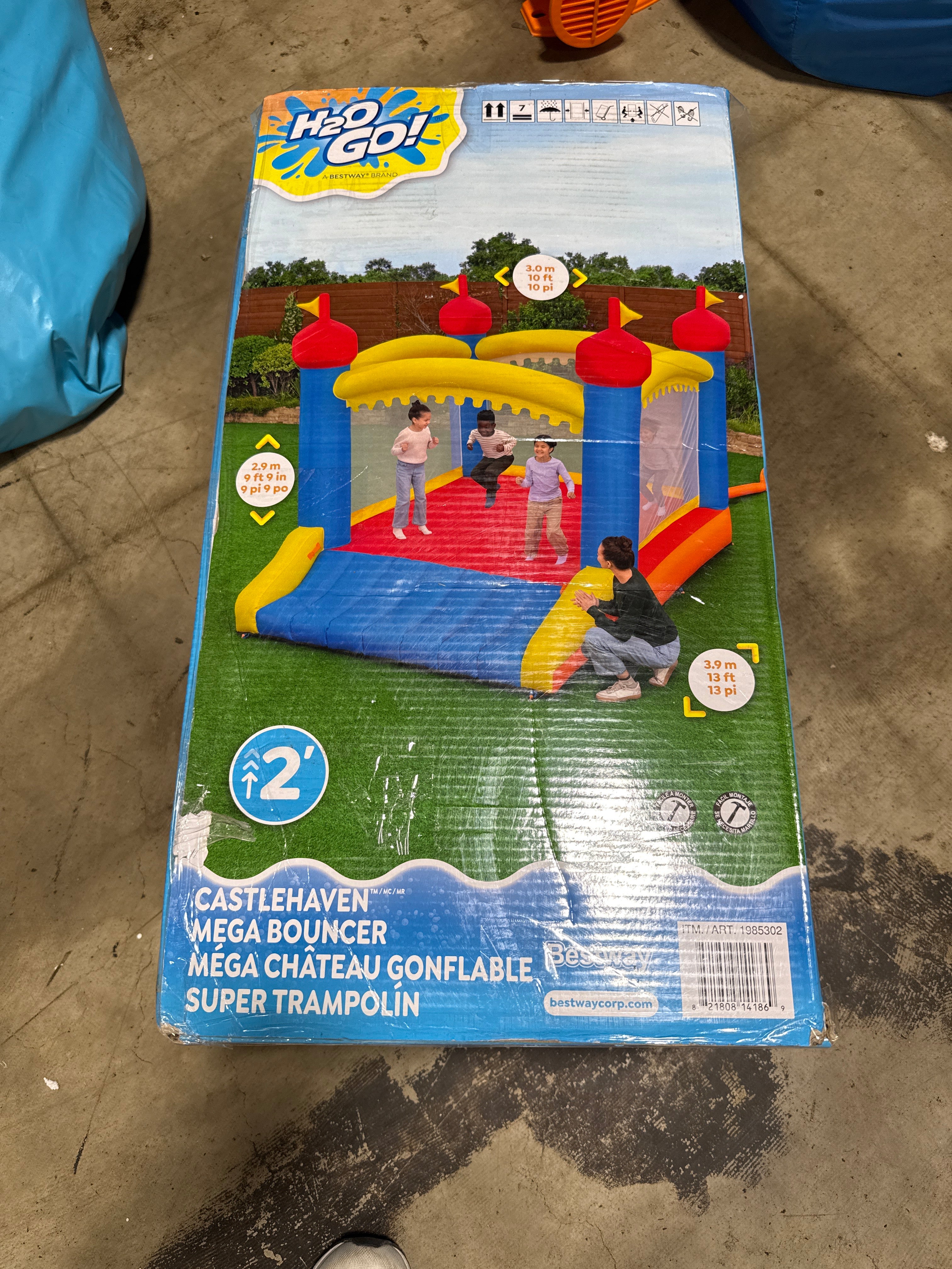 Used H2OGO! Castlehaven Kids Inflatable Mega Bounce House