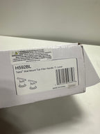 Delta H592 Tetra Wall Mount Tub Filler Handles - T-Lever Matte Black