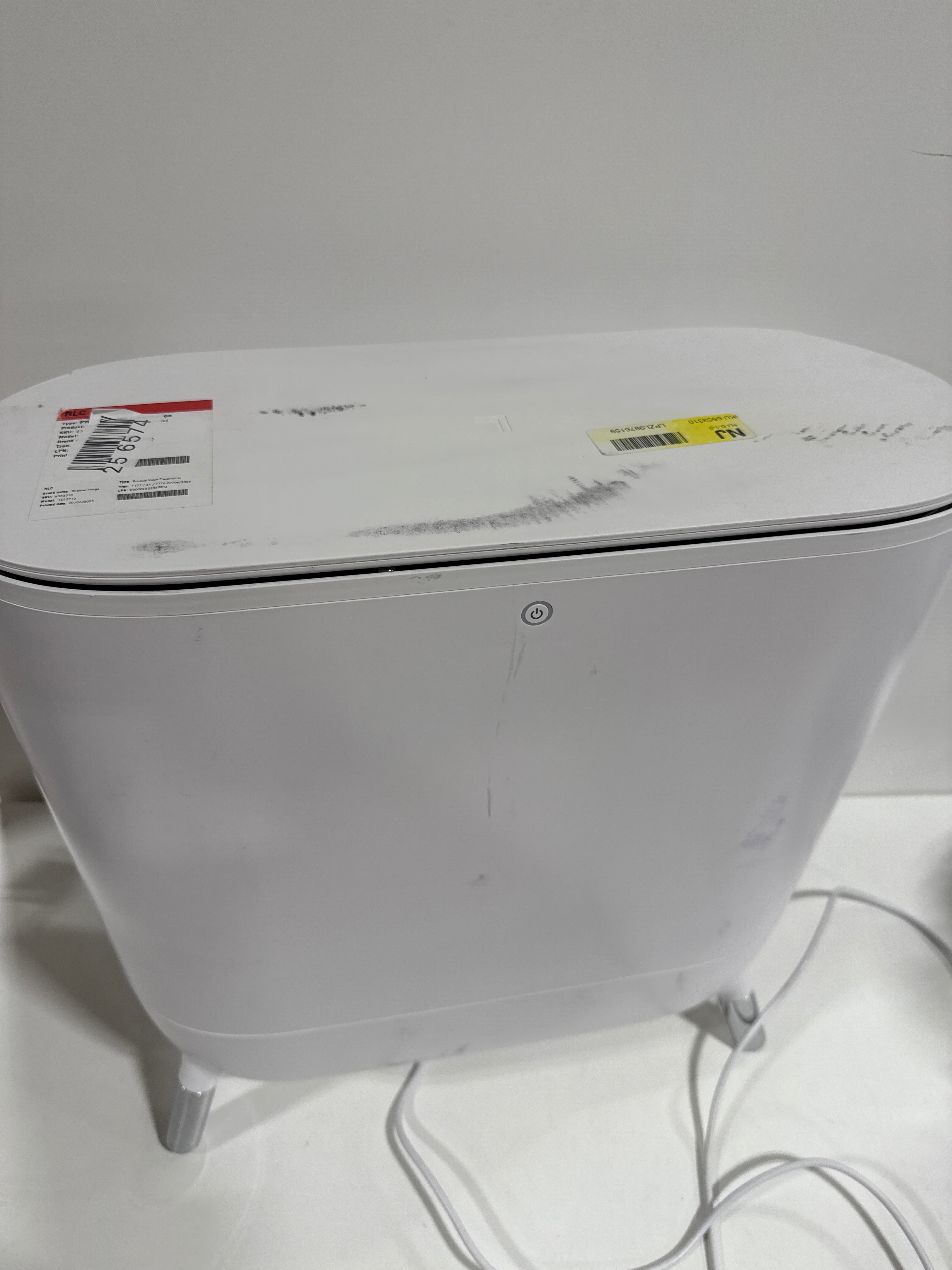 Used Sharper Image SpaStudio Automatic Towel Warmer - White - *Health & Beauty
