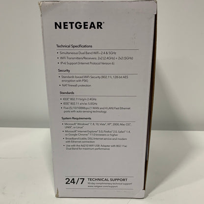 Netgear R6080 AC1000 Wireless Dual-Band Gigabit Router