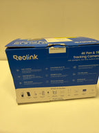 See Desc Reolink - Argus Series B440 4K 8MP Solar Home Security Camera Outdoor Wireless Wi - Fi with Auto-Tracking Pan Tilt - White