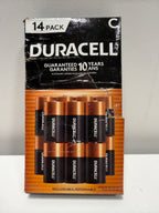 Duracell C Alkaline Batteries, 14-count