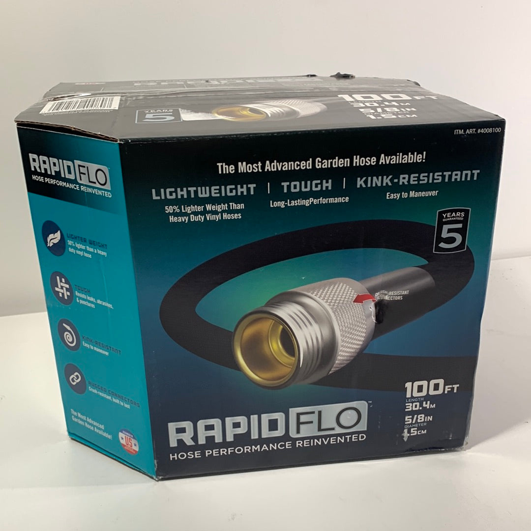 Rapid Flo 5/8 in. x 100 ft. Compact Garden Hose