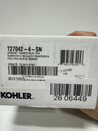 Kohler T27042-4-SN OCCASION™ Transfer valve trim with lever handle, Vibrant Polished Nickel