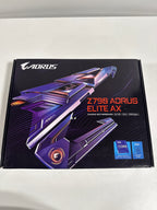 GIGABYTE Z790 AORUS ELITE AX LGA 1700 Intel Z790 ATX Motherboard with DDR5 Quad M.2 PCIe 5.0 USB 3.2 Gen2X2 Type-C