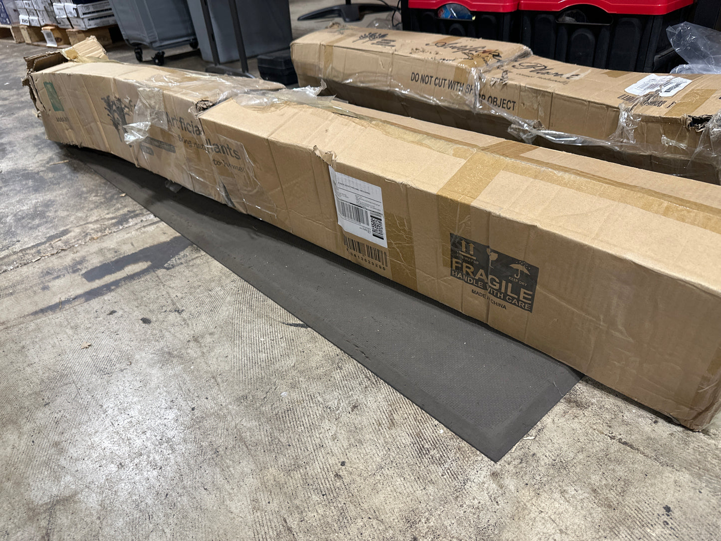 Fopamtri Artificial Areca Palm Plant 5 Feet Fake Palm Tree with 17 Trunks Faux Tree for Indoor Outdoor Modern Decoration Dypsis Lutescens Plants in Pot for Home Office (Set of 2)