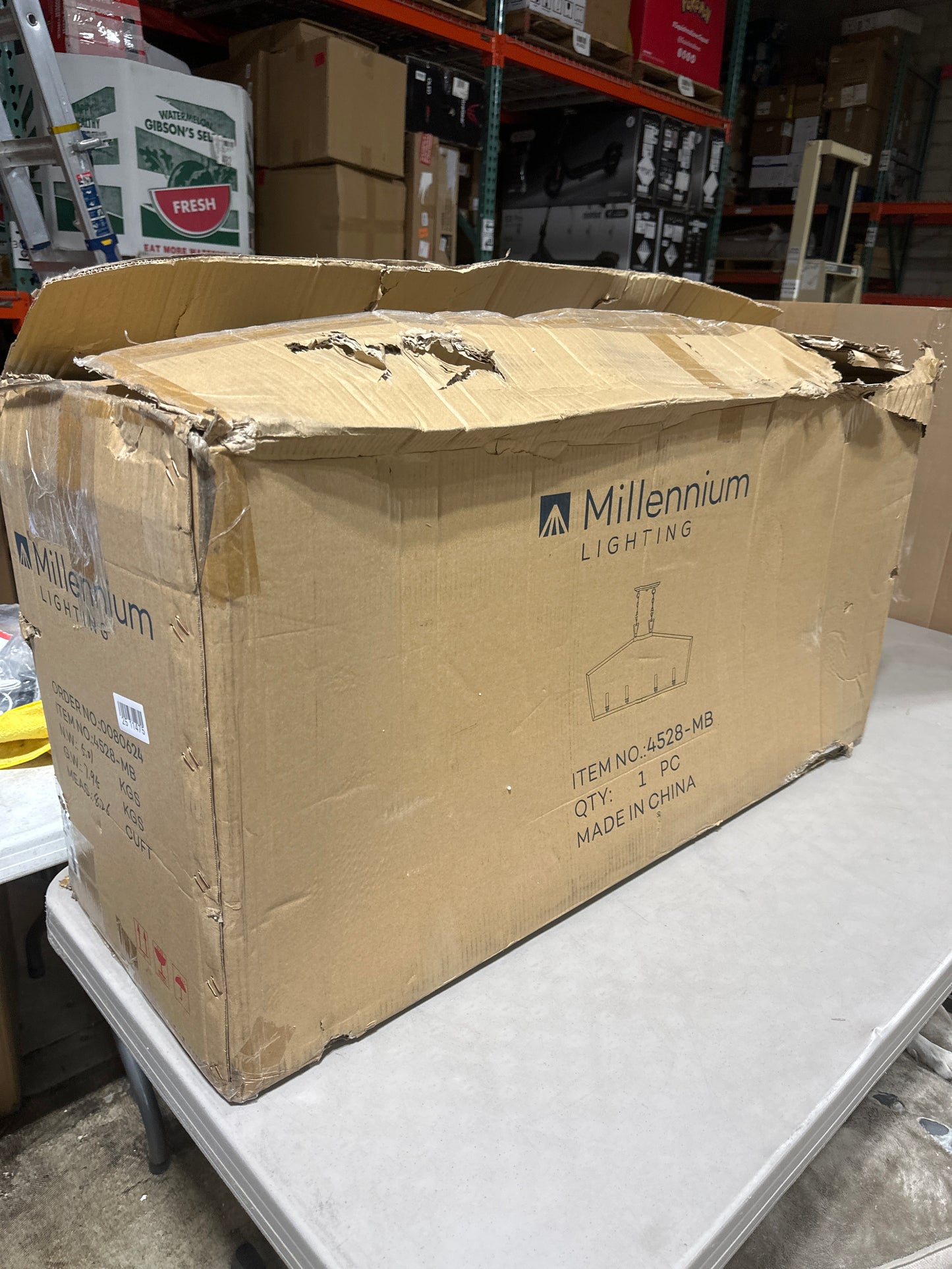 Millennium Lighting Lizabeth 42 Inch Linear Suspension Light Lizabeth - 4528-MB - Transitional - *Lighting & Electrical