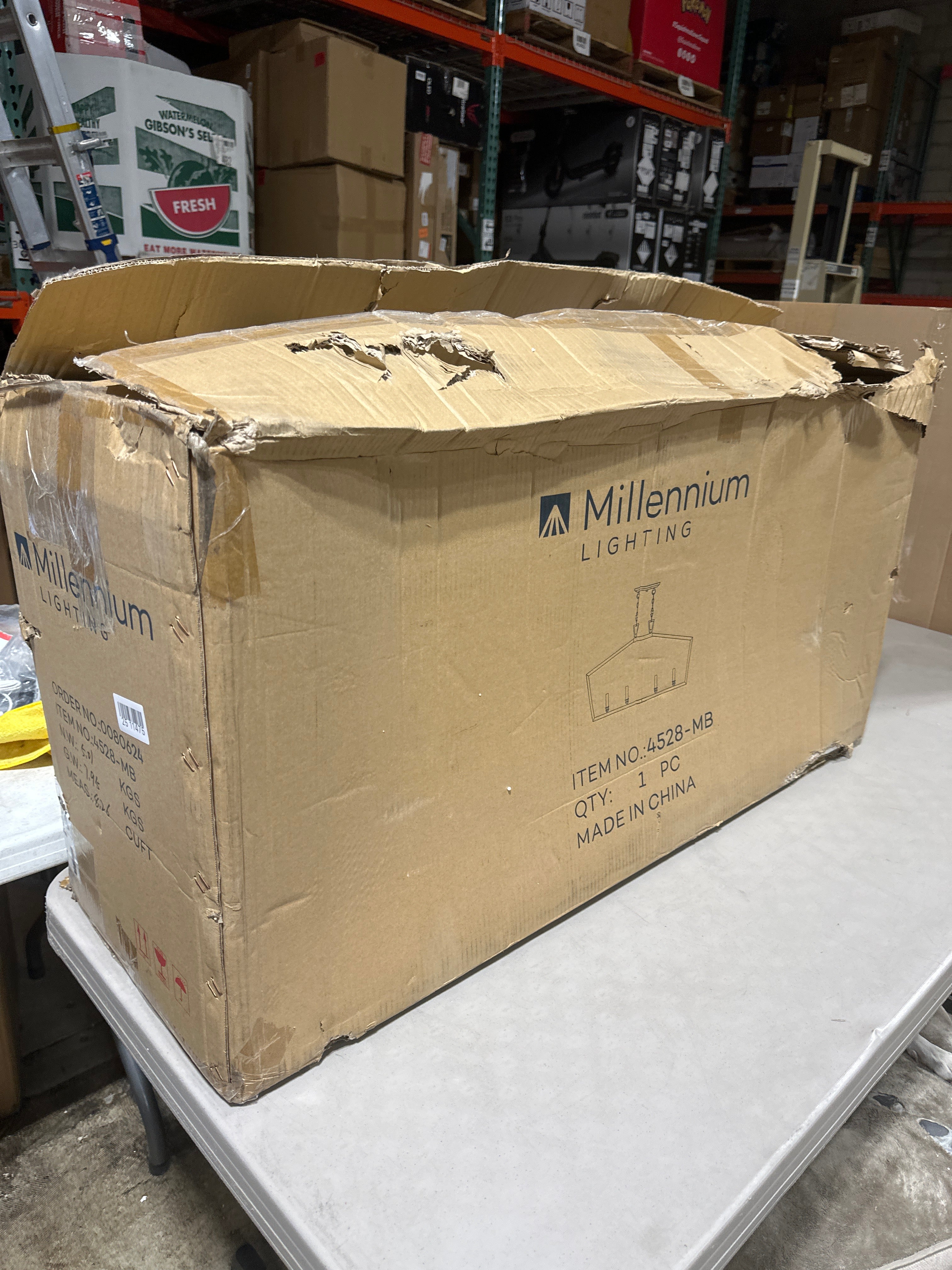 Millennium Lighting Lizabeth 42 Inch Linear Suspension Light Lizabeth - 4528-MB - Transitional - *Lighting & Electrical