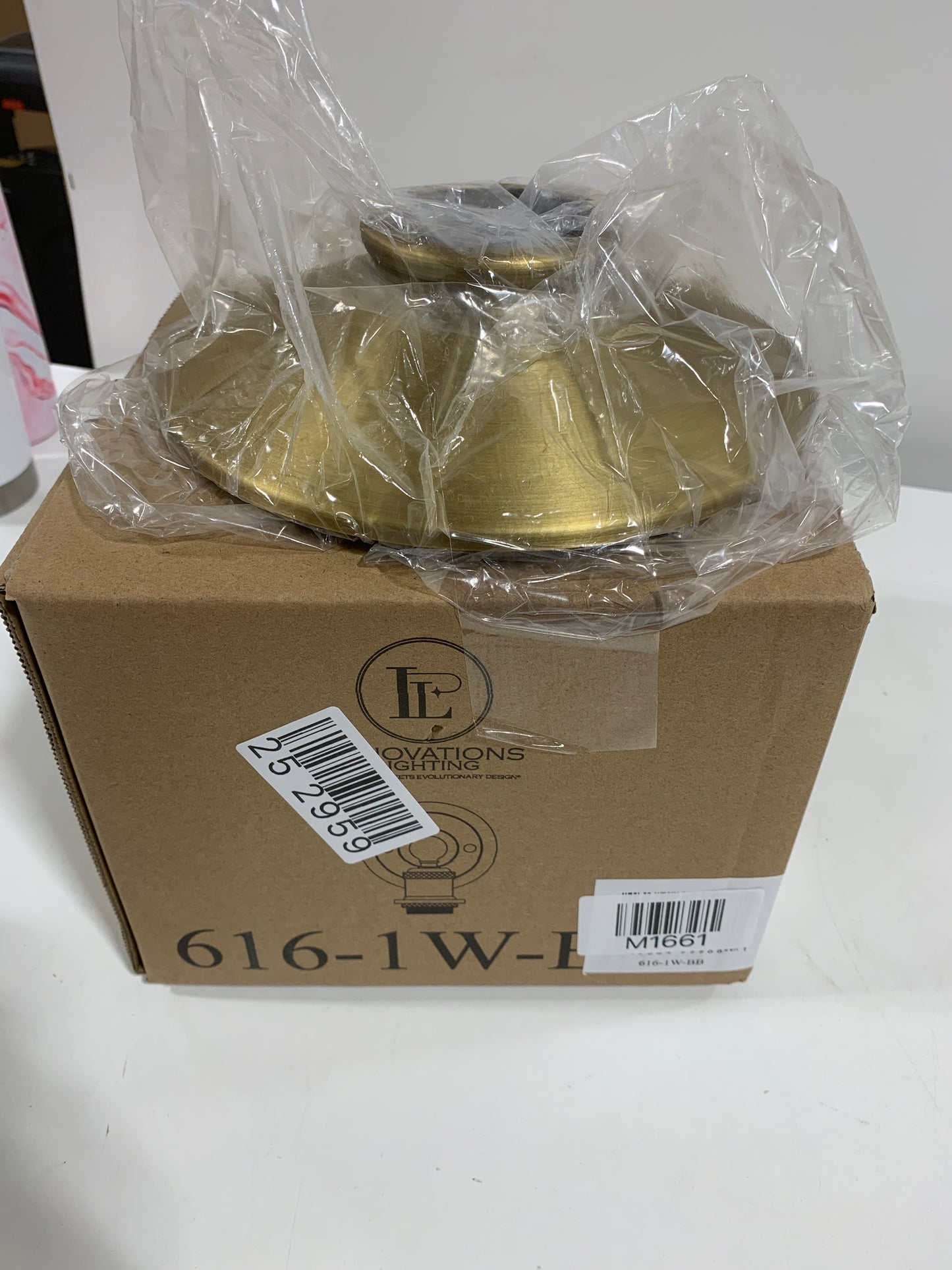 Innovations Lighting 616-1W-BB-M4-BB Downtown Urban One Light Wall Sconce Wall Light Brushed Brass ASIN: B0CFY8LXWX