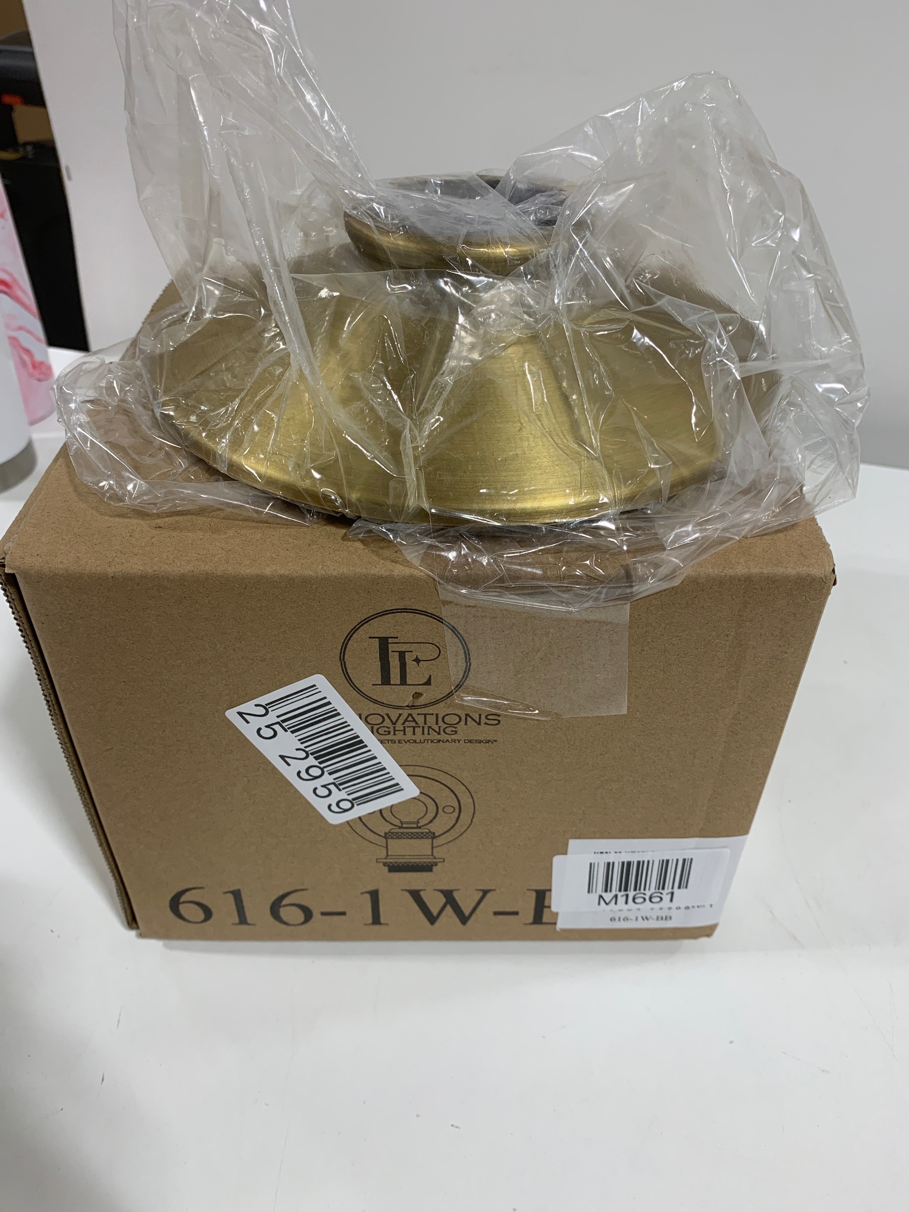 Innovations Lighting 616-1W-BB-M4-BB Downtown Urban One Light Wall Sconce Wall Light Brushed Brass ASIN: B0CFY8LXWX