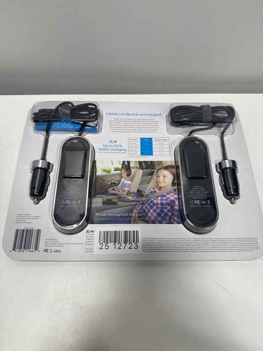 Atomi 40W 12V USB Charger 2 Pack