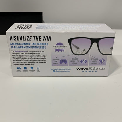 Wavebalance Apex - Recruit Series Gaming Glasses with Ghostwave™ Lens Technology Black Gloss