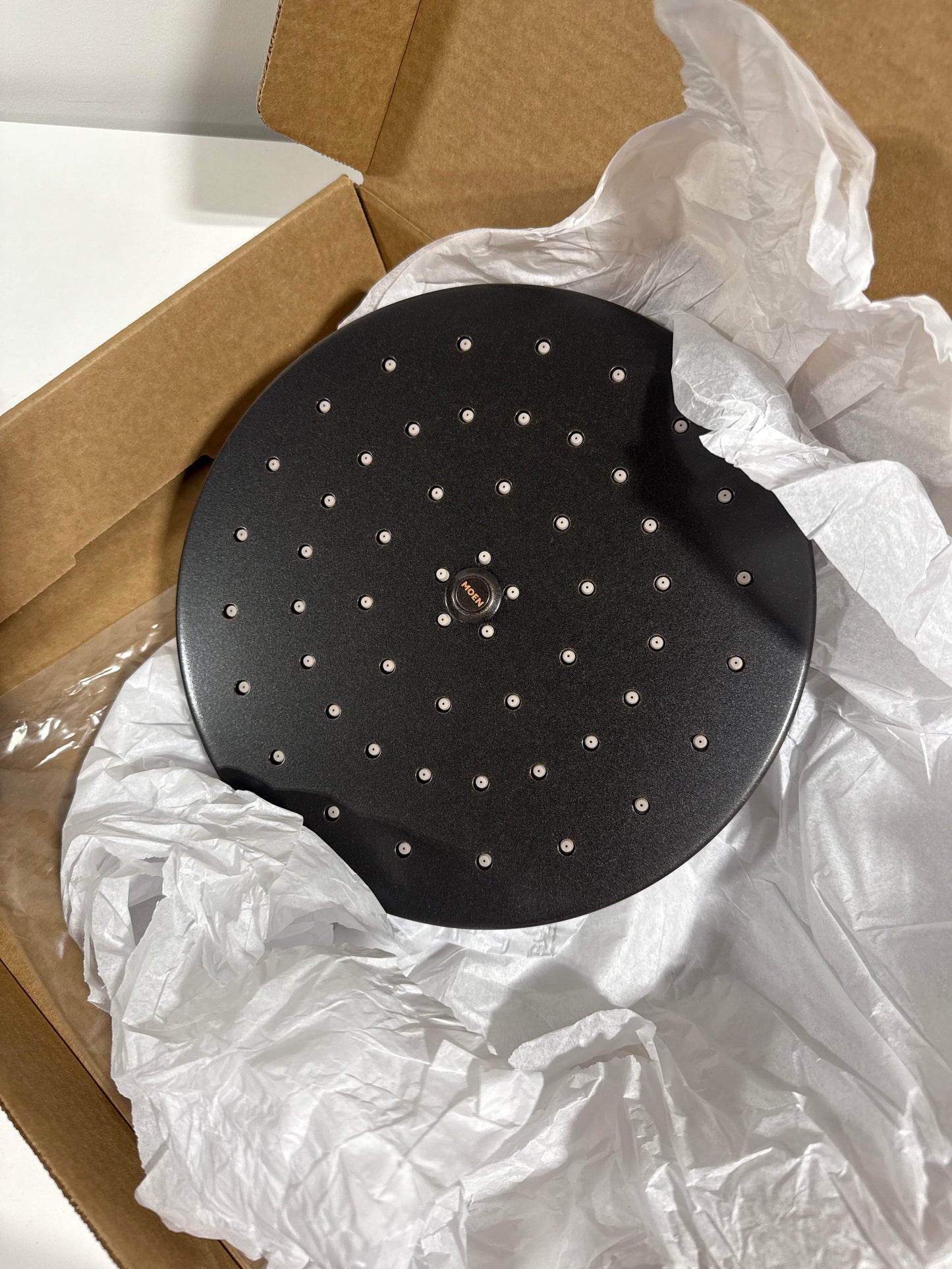 Moen S112EPORB 10-Inch Single Function Eco-Performance Rainshower Showerhead with Immersion Rainshower Technology, Oil Rubbed Bronze