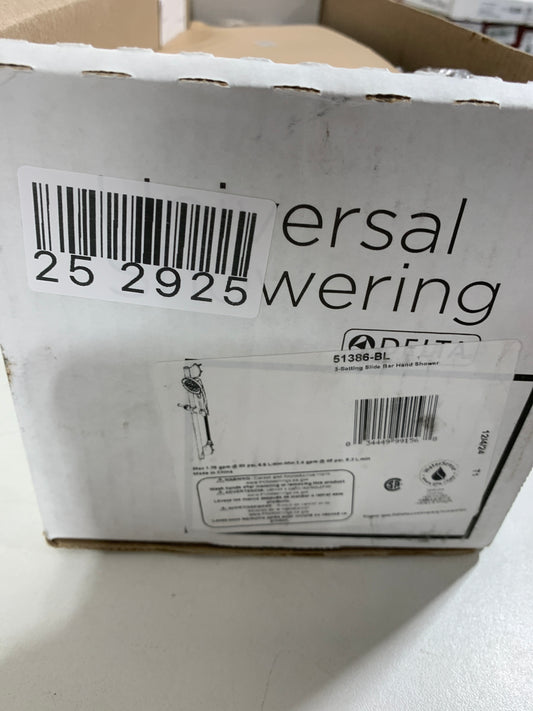 Missing PartsWall Mount Handheld Shower Head with Slide Bar in Matte Black