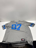 NFL Detroit Lions Men's Short Sleeve Jersey 97 Hutchinson - XL