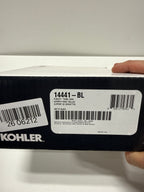 KOHLER 14441-BL Purist Towel Ring, for Bathroom, Wall-Mount Ring, Bathroom Towel Holder, Matte Black