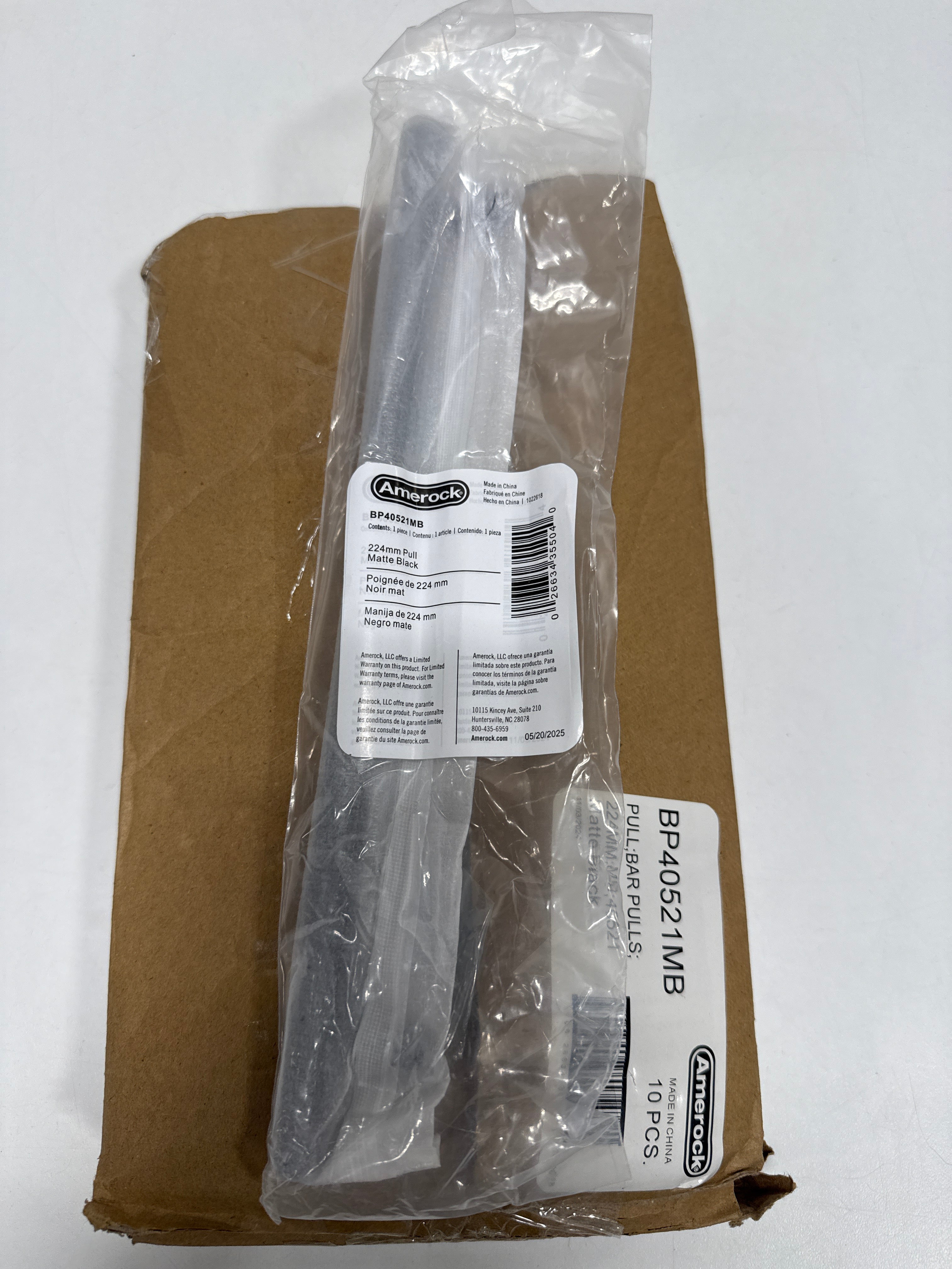 14 x Bar Pulls 8-13/16 Inch 224mm Center-to-Center Matte Black Cabinet Pull