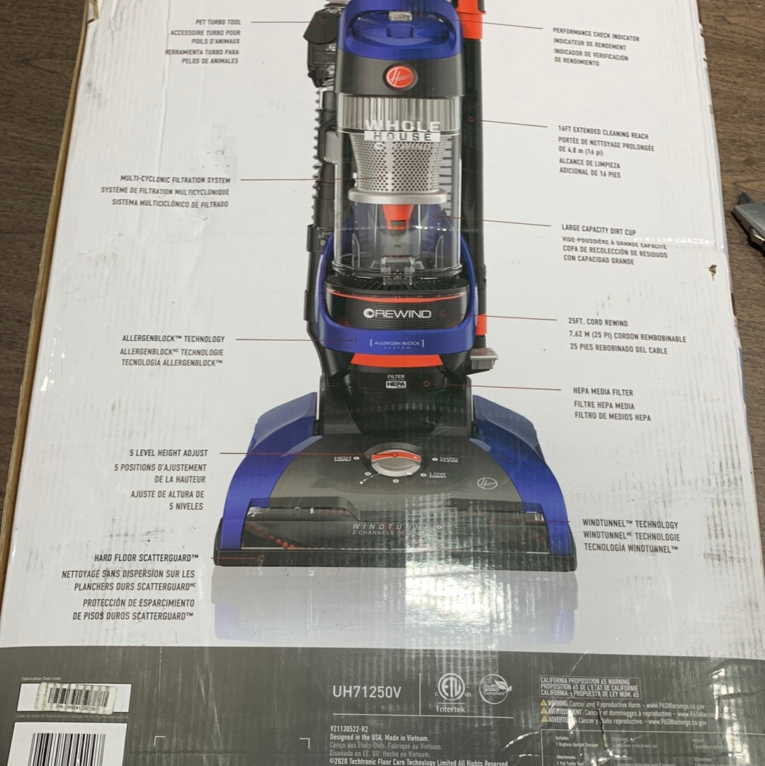 Hoover Windtunnel 2 Bagless Corded HEPA Filter Upright Vacuum