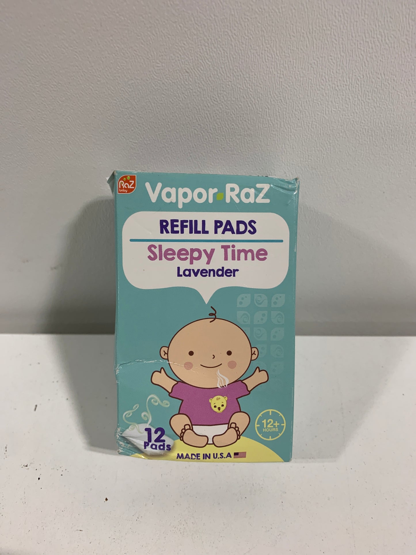 RAZBABY Vapor-RaZ Refills/Baby Sleepy Time & Relax/Use at Home & on the Go/All Natural Lavender Oils / 12 Refills