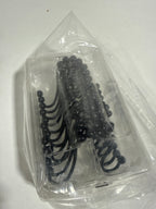 Moen Matte Black Shower Curtain Rings Pack of 12 SR2201BL - *Plumbing
