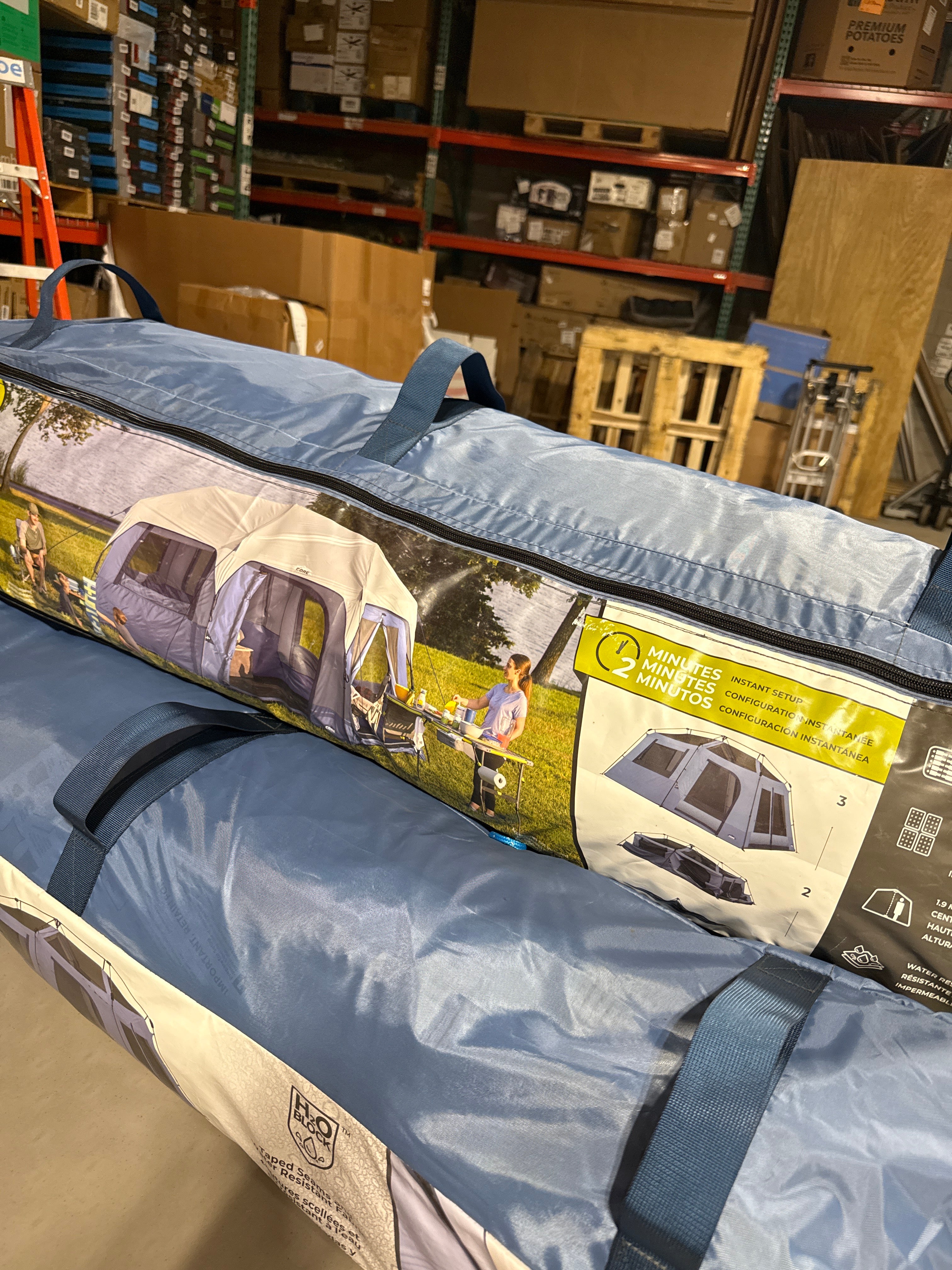 Used CORE 10-person Instant Cabin Tent