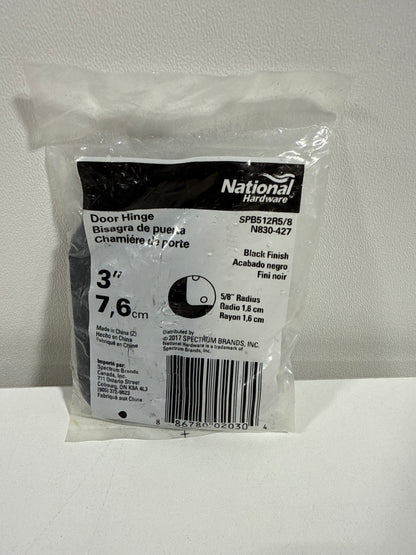 11 x National Hardware 3 in. L Black Door Hinge