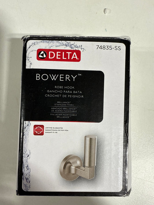 Delta 74835 Bowery Single Robe Hook Brilliance Stainless