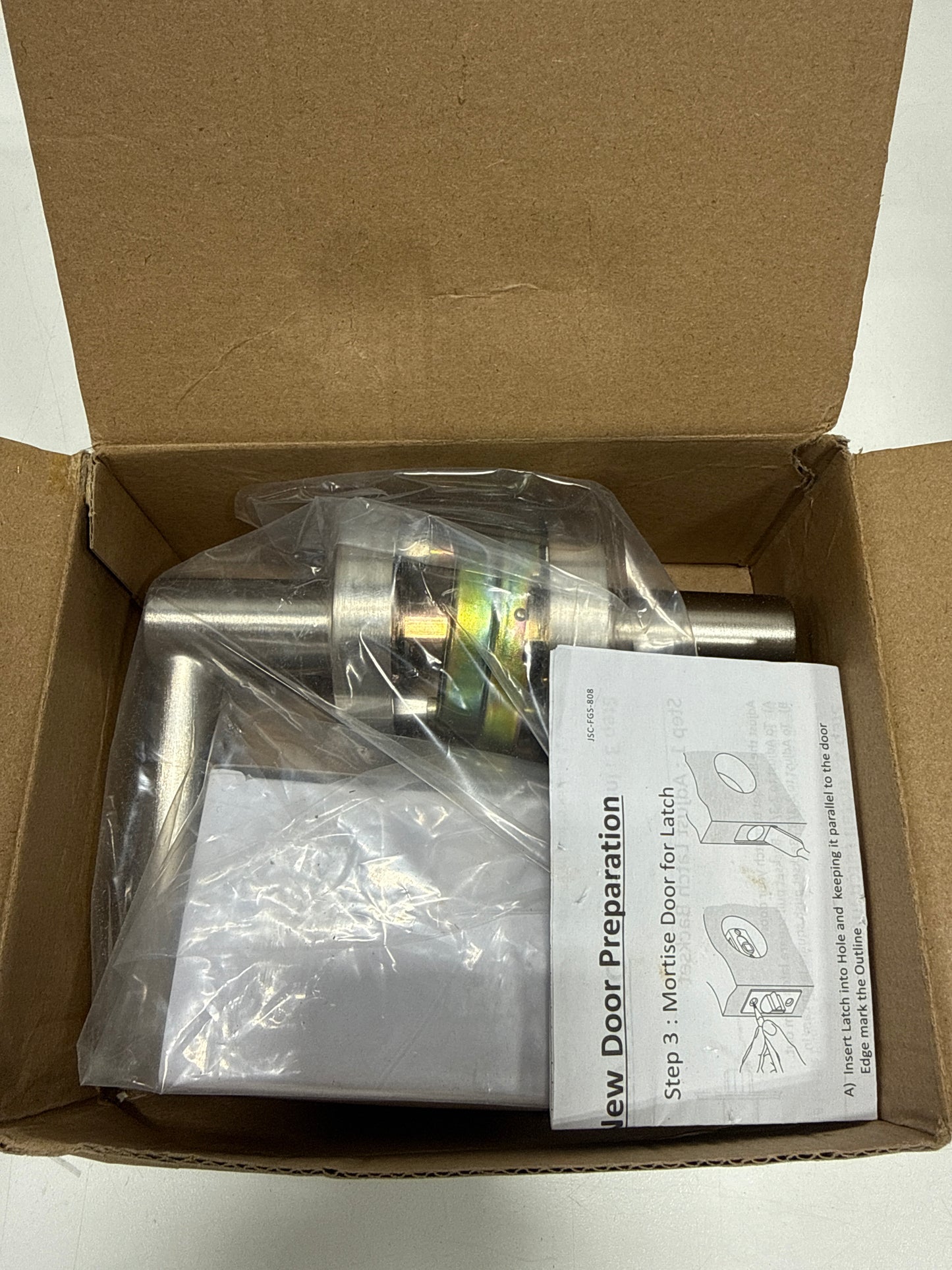 Miseno Mlk4012 Elkton Round Rod Passage Door Lever Set - Nickel - *Tools Hardware & Misc