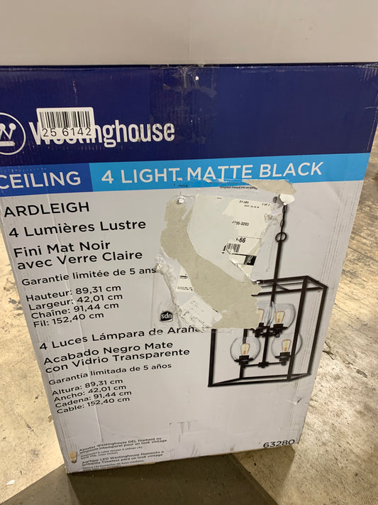 WestinghouseLighting 6328000 4 Light Ardleigh Indoor Chandelier