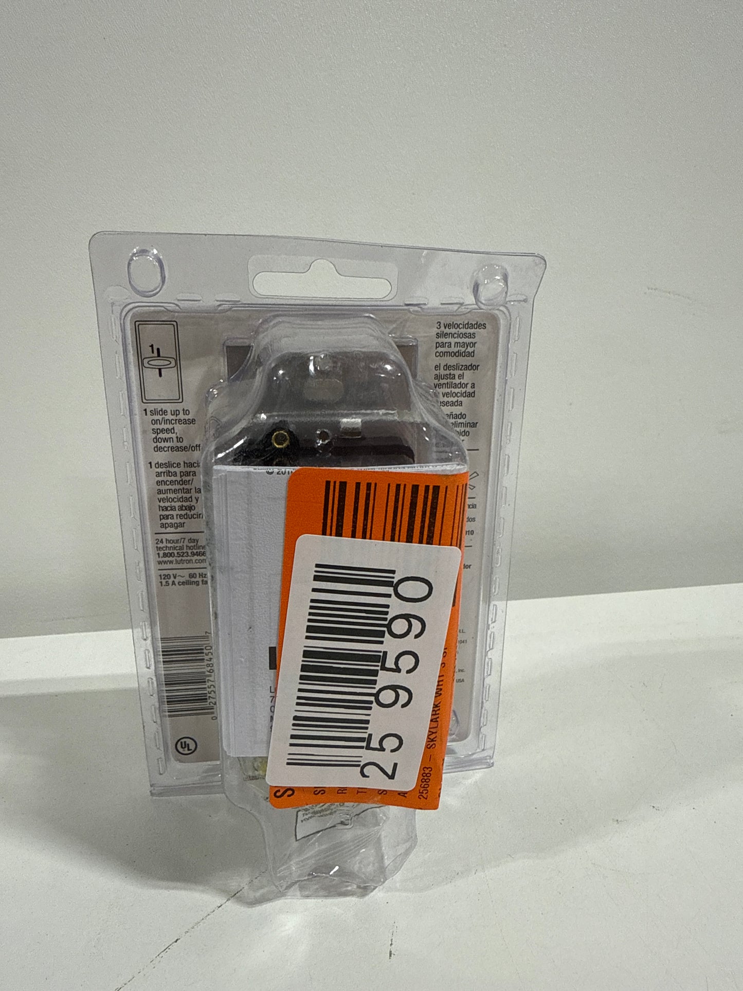 Lutron Skylark 1.5 Amps Slide Fan Control White 1 Pack