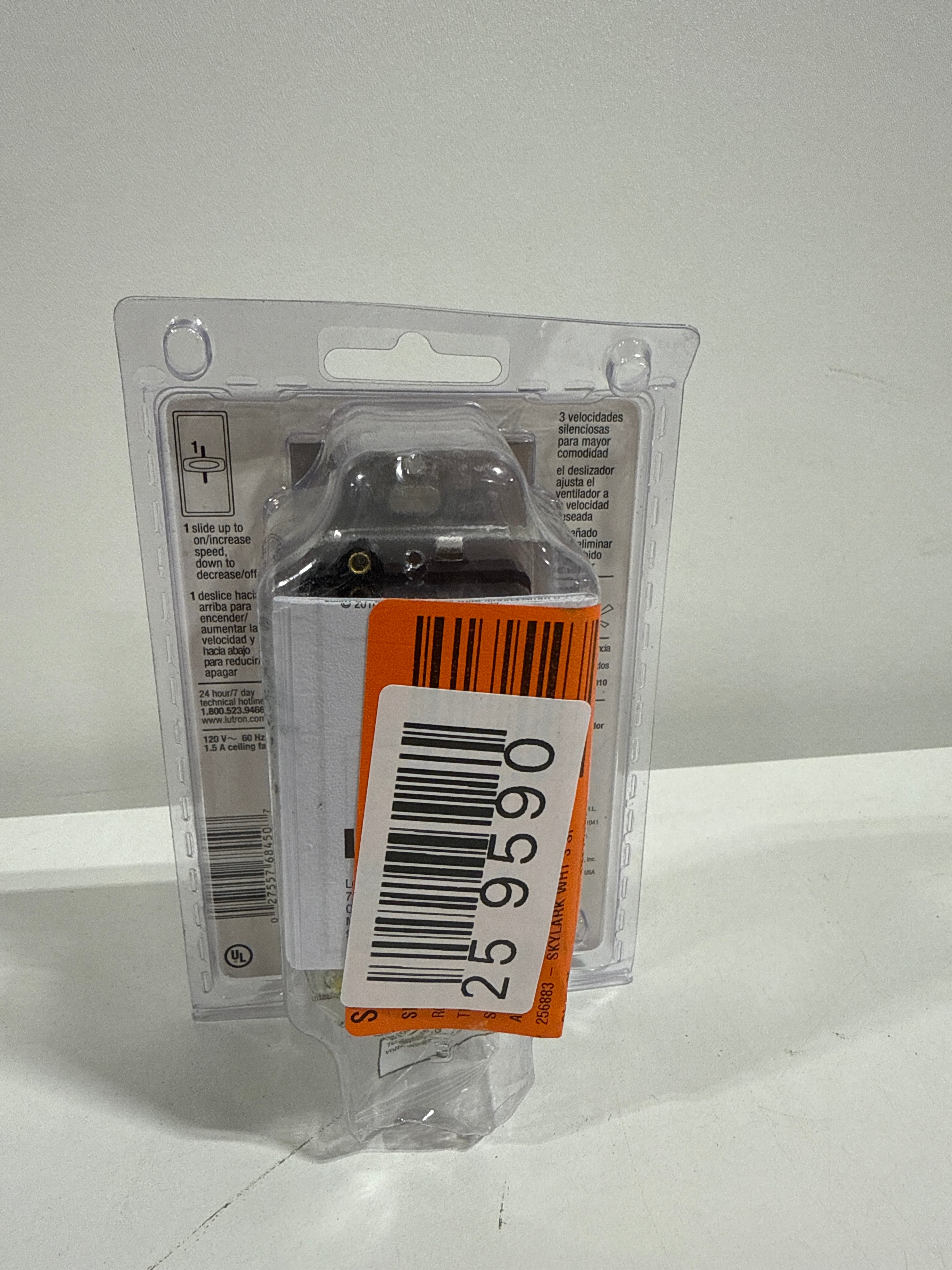 Lutron Skylark 1.5 Amps Slide Fan Control White 1 Pack - *Lighting & Electrical