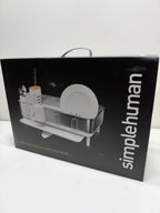 simplehuman Steel Frame Dishrack with Knife Block