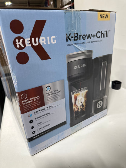 Keurig K-Brew+Chill Iced or Hot Single-Serve K Cup Coffee Maker Black