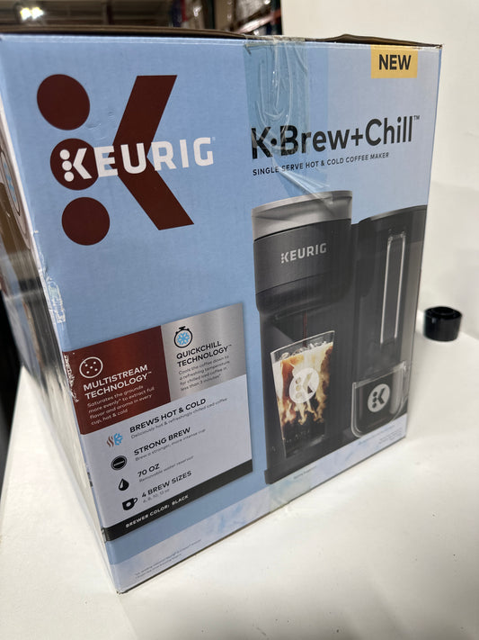 Keurig K-Brew+Chill Iced or Hot Single-Serve K Cup Coffee Maker Black