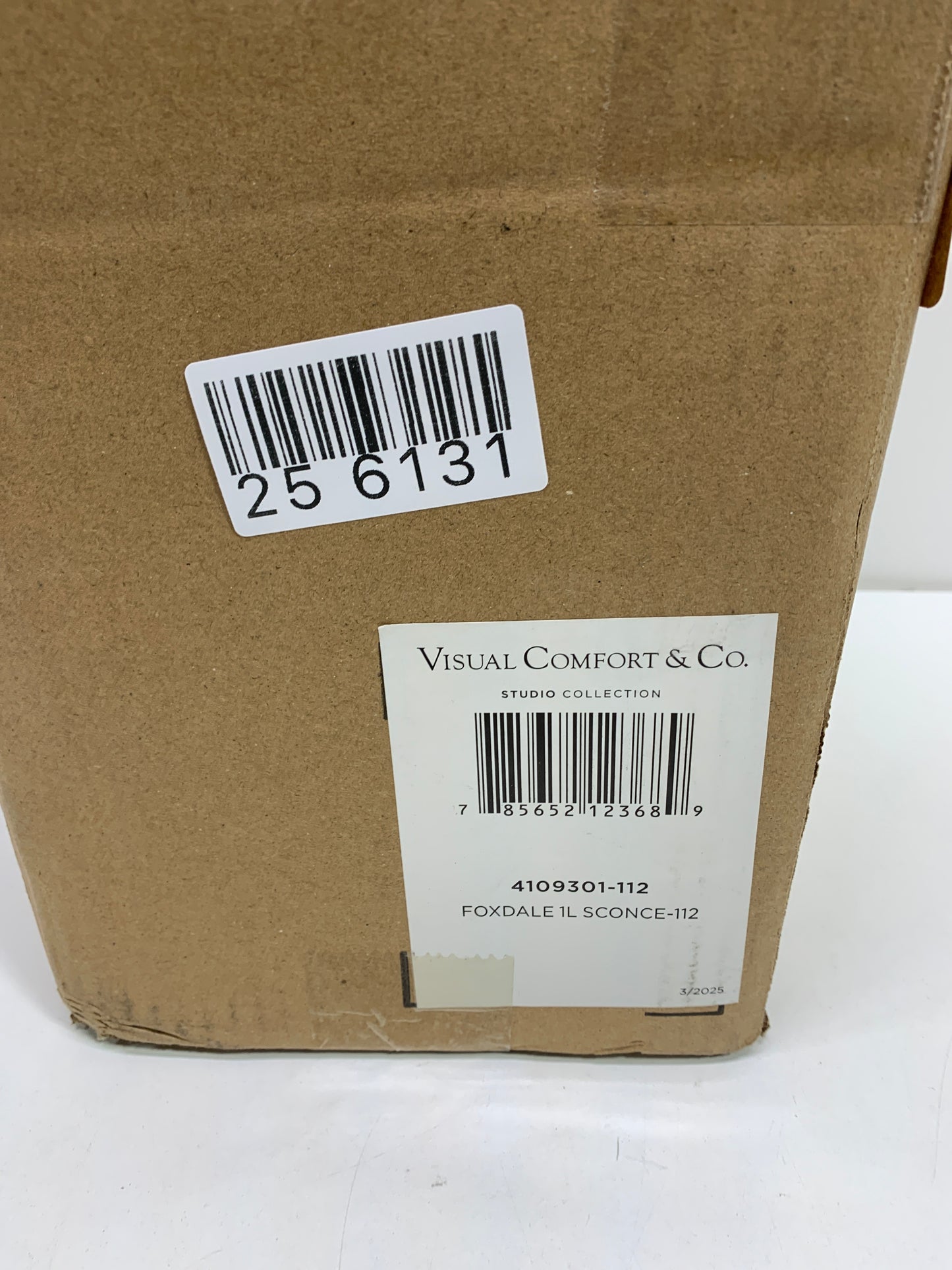 Visual Comfort Studio Collection 4109301-112 Foxdale 1 Light 5 Inch Midnight Black