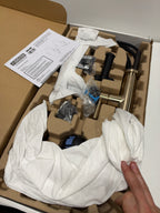 Delta 19868LF Nicoli 1.8 GPM Single Hole Pull Down Kitchen Faucet - Includes Escutcheon Champagne Bronze