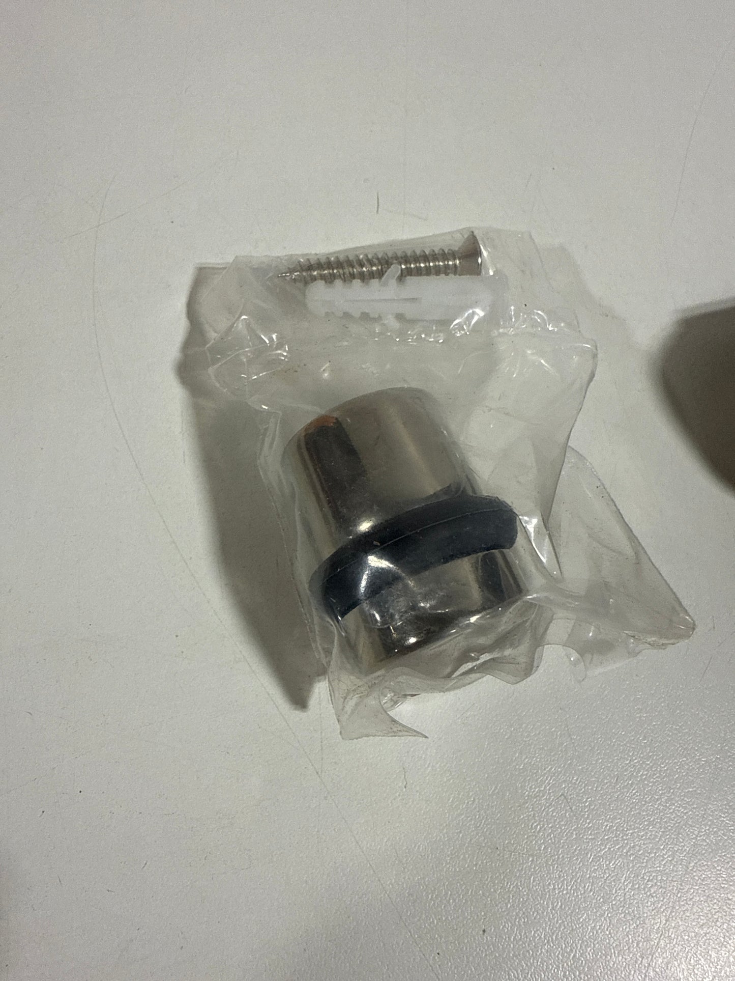 Emtek 225714 US14PVD Cylinder Floor Bumper