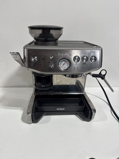 Used Breville - the Barista Express Impress Espresso Machine - Brushed Stainless Steel