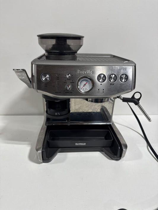 Used Breville - the Barista Express Impress Espresso Machine - Brushed Stainless Steel
