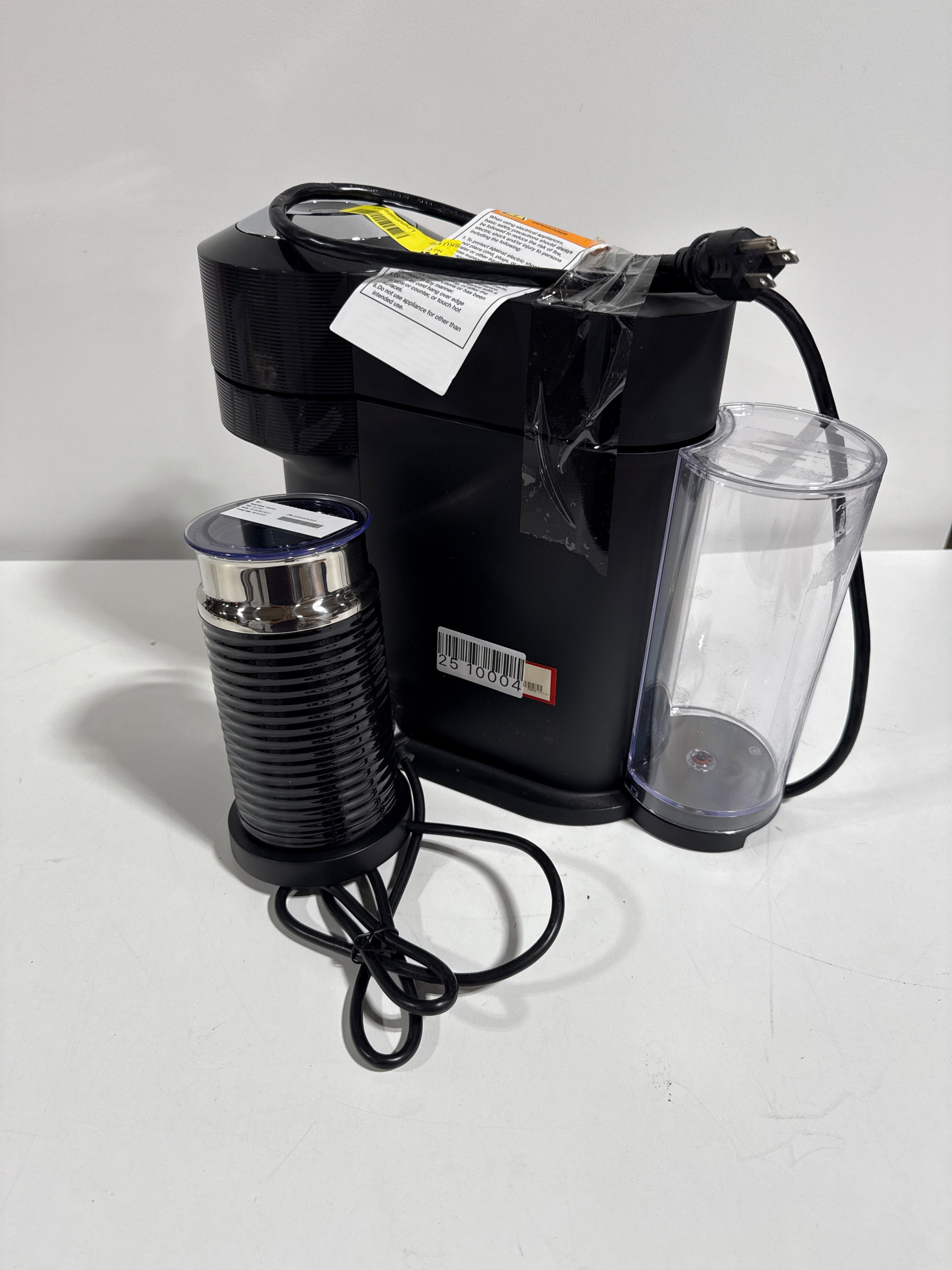 Nespresso Vertuo Next Premium Coffee and Espresso Machine by Breville with Aeroccino Milk Frother Classic Black Classic