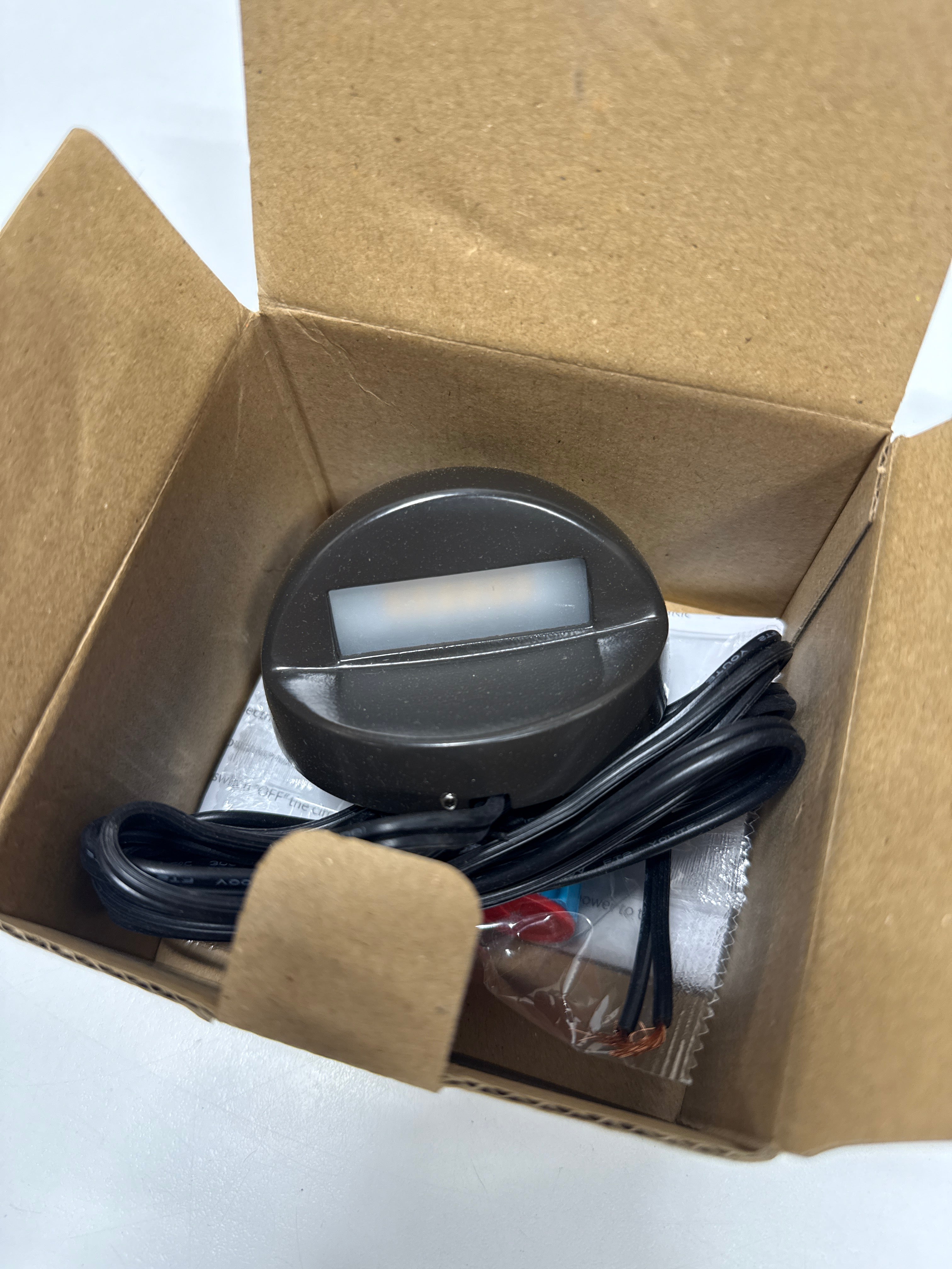 WAC Lighting Landscape Lighting LED Round Dome Deck and Patio Light in Bronze