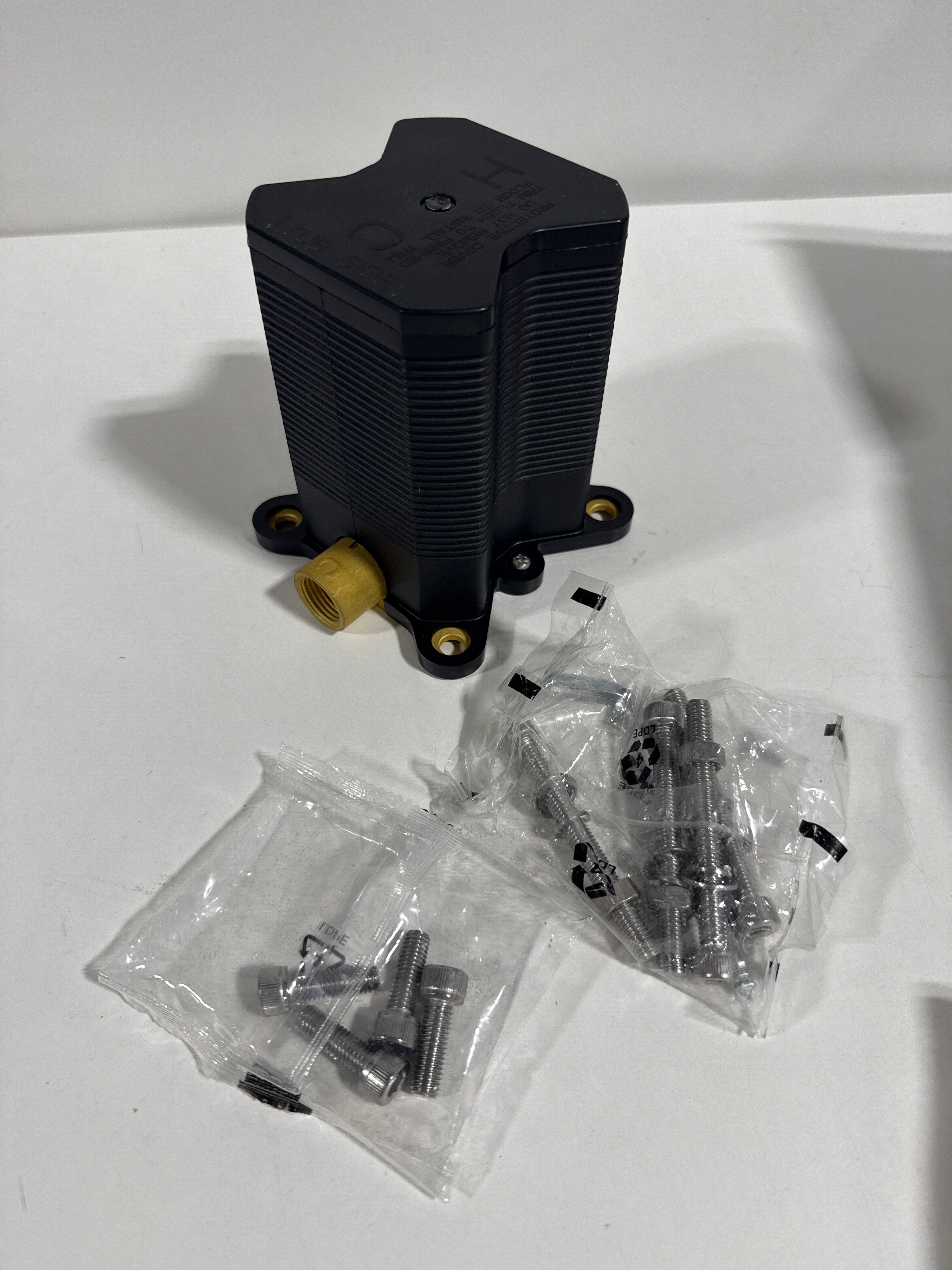 JACUZZI 5-1/4 in X 5-1/8 in. Freestanding Tub Filler Rough-in Manifold Kit with Integral Stops - *Plumbing