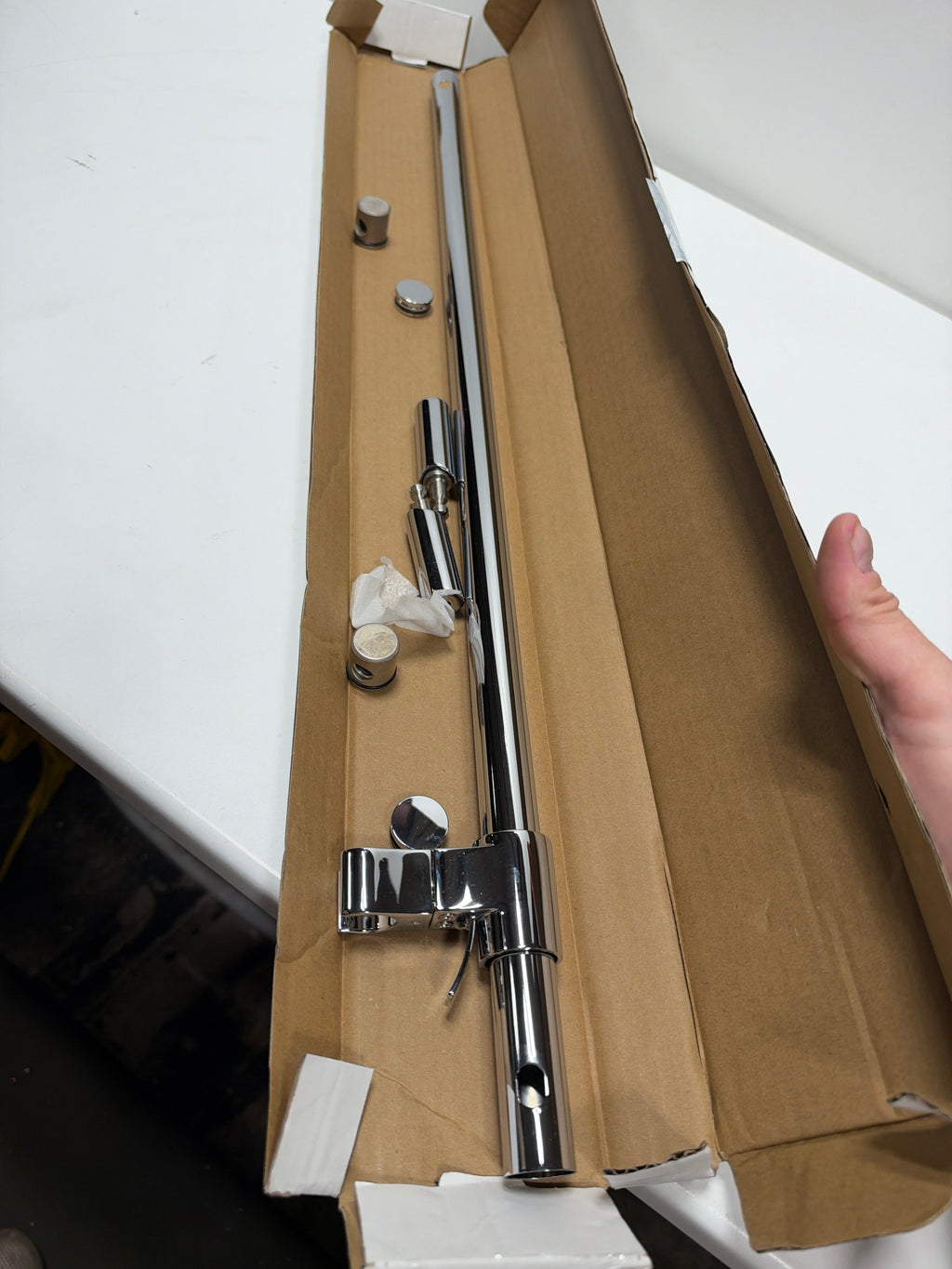 KOHLER 30" Adjustable slidebar, shower slidebar, handshower slidebar, handshower holder, K-8524-CP, Polished Chrome