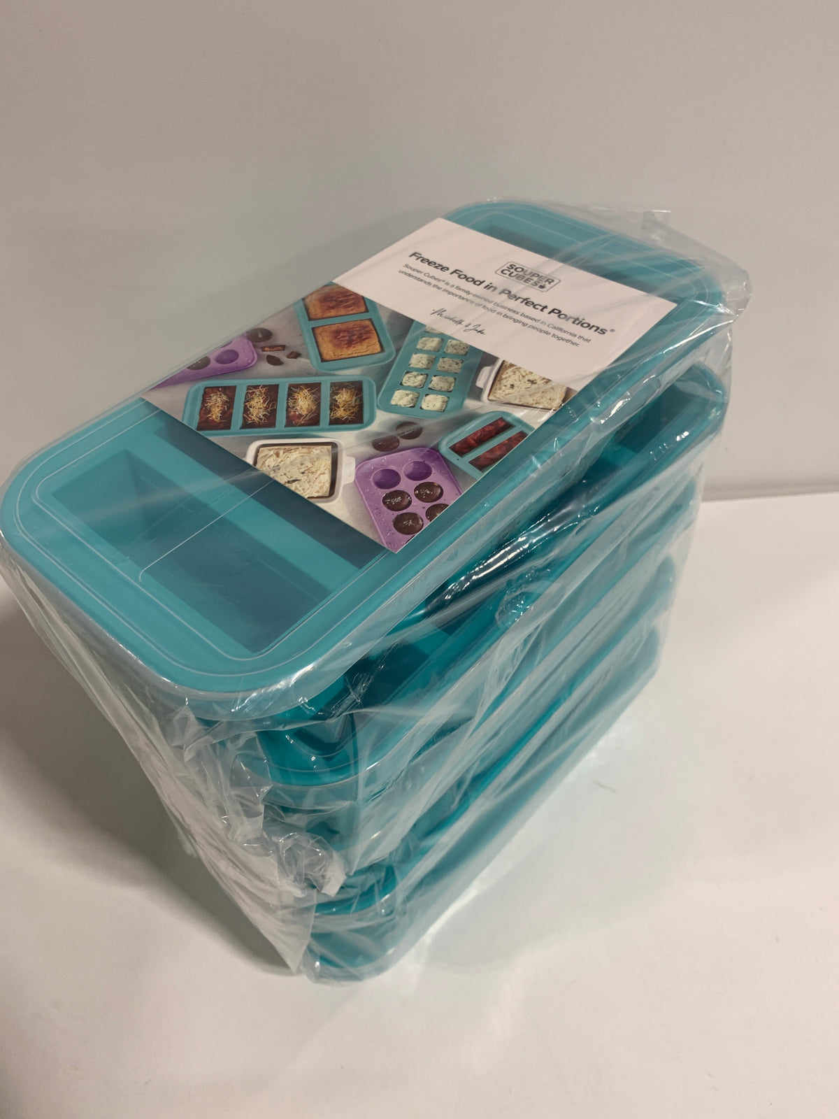 Souper Cubes Silicone Freezer Storage Tray, 5 Pack