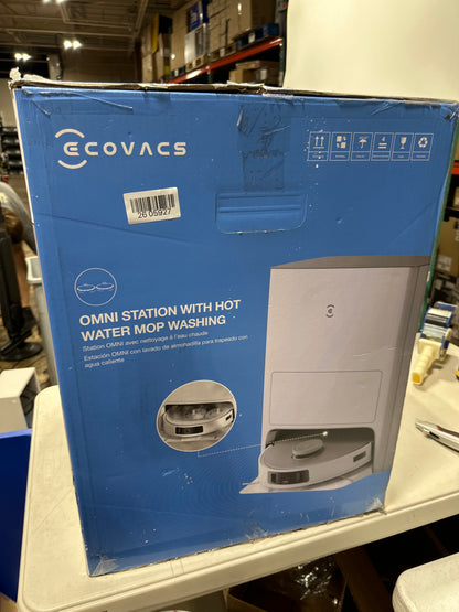 Used ECOVACS Robotics - DEEBOT T20 OMNI Wi-Fi Connected Robot Vacuum & Mop with Self Washing Auto Empty Station - White