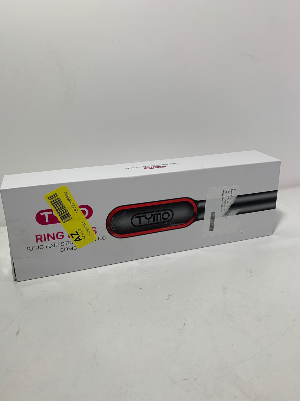 TYMO Ring Plus IONIC Hair Straightening Comb - Gray - *Health & Beauty